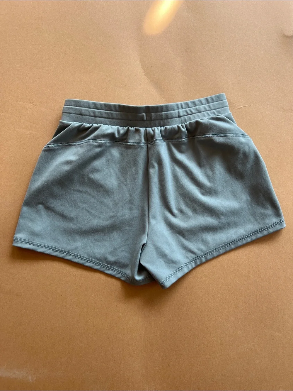 We Wander Everyday Pull-On Girls Athletic Shorts — Sage Green Size L 12-14